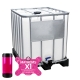Mayhems - PC Coolant - X1 Premix - Eco Friendly Series, UV Fluorescent, 1000 Litre IBC, Hot Cherry Pink
