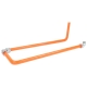 Mayhems - Premium Hard Tubing - Borosilicate Glass - Ultra Premium, 12mm OD, Pre Bent 90 Degree, 125mm x 375mm 