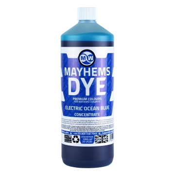 Mayhems - Coolant Dye - Original Series - Intense Colour, 1 litre, Electric Ocean Blue