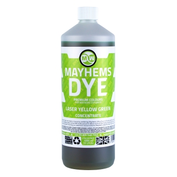 Mayhems - Coolant Dye - Original Series - Intense Colour, 1 litre, Laser Yellow Green