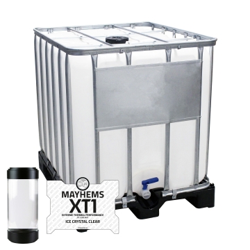 Mayhems - PC Coolant - XT1 Premix - Thermal Performance Series - Ice Crystal Clear - 1000 Litre IBC