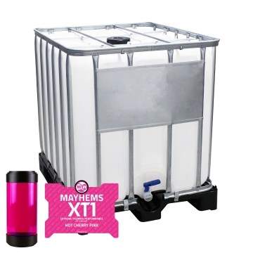 Mayhems - PC Coolant - XT1 Premix - Thermal Performance Series - Hot Cherry Pink - 1000 Litre IBC