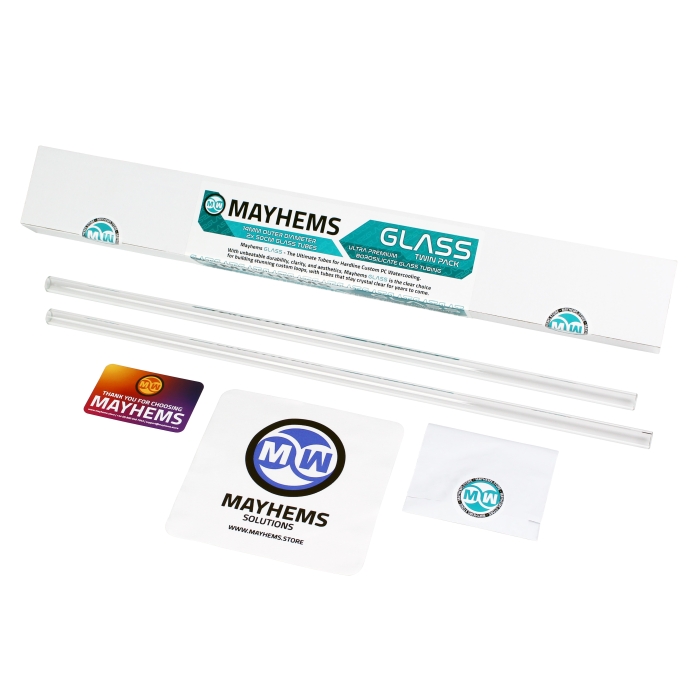 Mayhems - Premium Glass Tubing - 14 mm OD - 2 x 50 cm Lengths