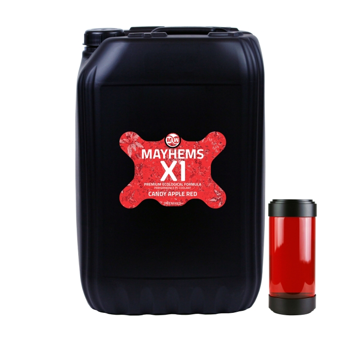 Mayhems - PC Coolant - X1 Premix - Eco Series - Candy Apple Red - 25 Litre