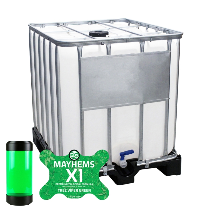 Mayhems - PC Coolant - X1 Premix - Eco Series - Tree Viper Green - 1000 Litre IBC