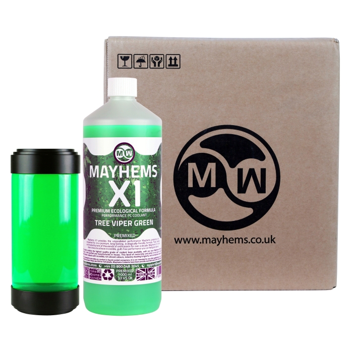 Mayhems - PC Coolant - X1 Premix - Eco Series - Tree Viper Green - 6 x 1 Litre