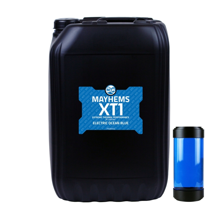 Mayhems XT1 Thermal Peformance Premixed Coolant - Electric Ocean Blue - 25 Litre