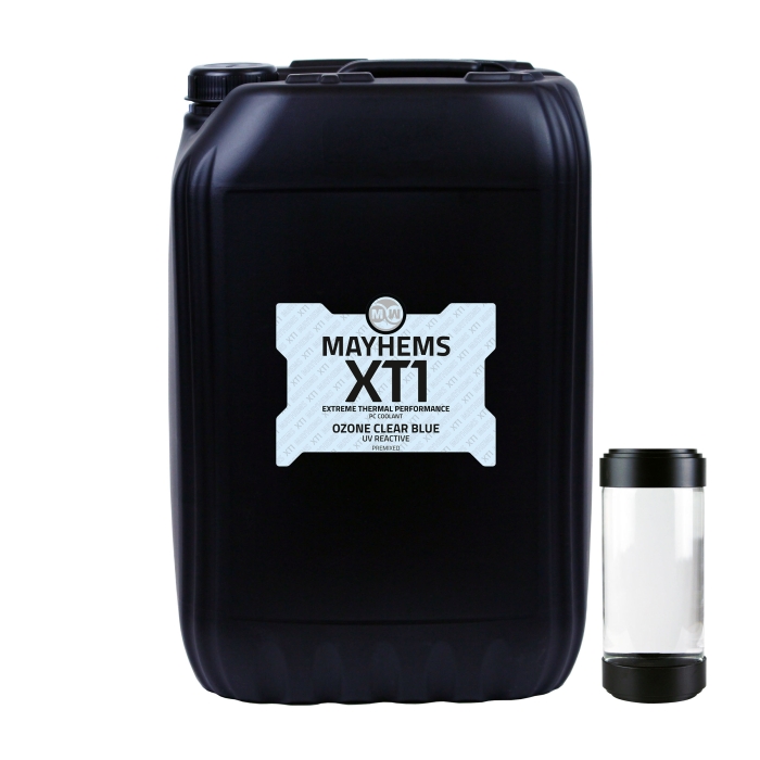 Mayhems XT1 Thermal Peformance Premixed Coolant - UV Ozone Clear Blue - 25 Litre