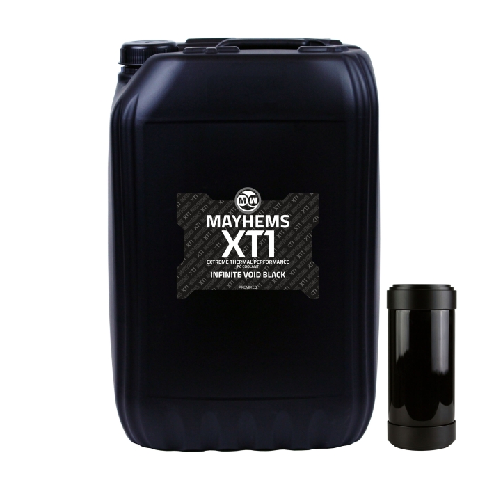 Mayhems - PC Coolant - XT1 Thermal Performance Premix - Infinite Void Black - 25 Litre